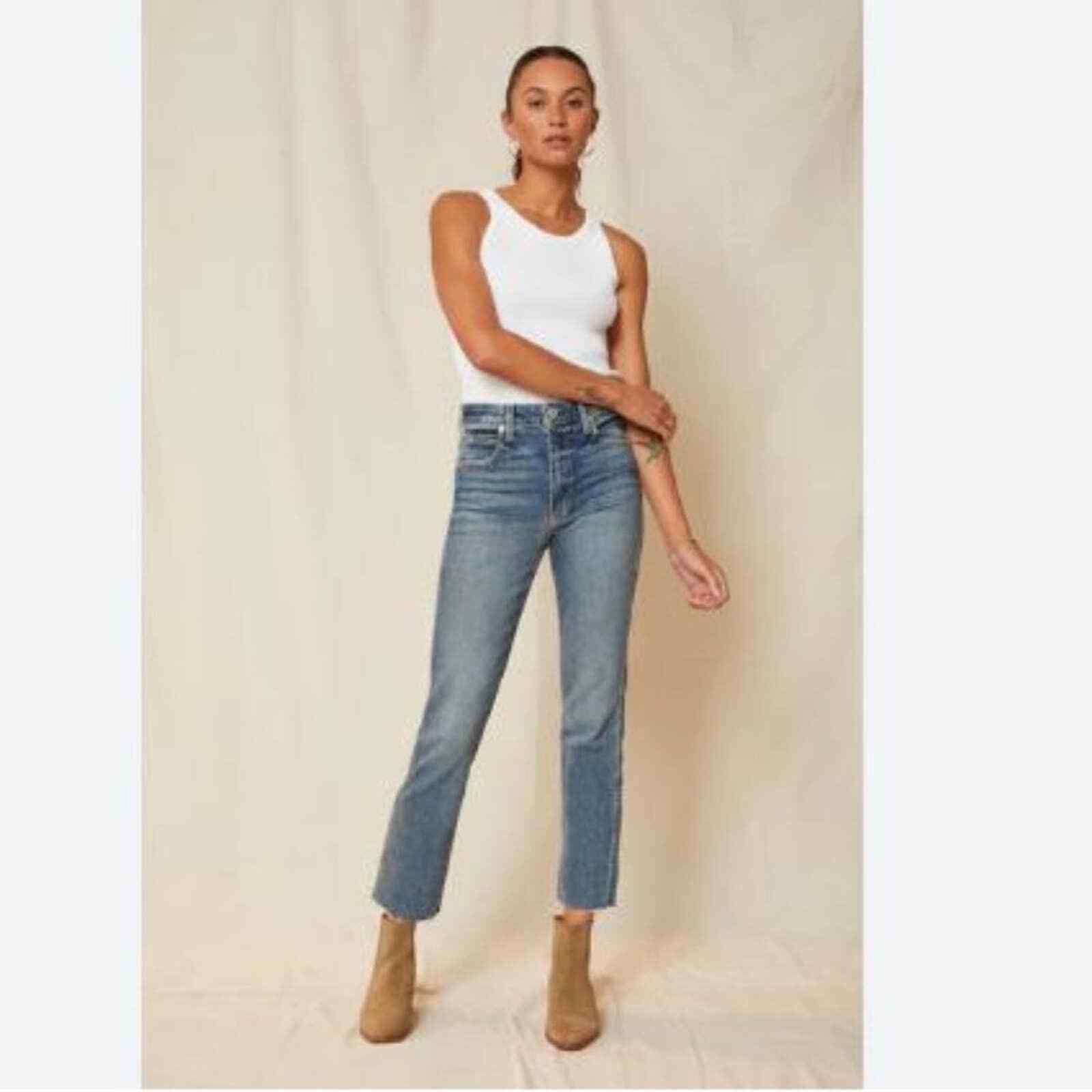 Amo Women's High Rise Jeans - Blue
